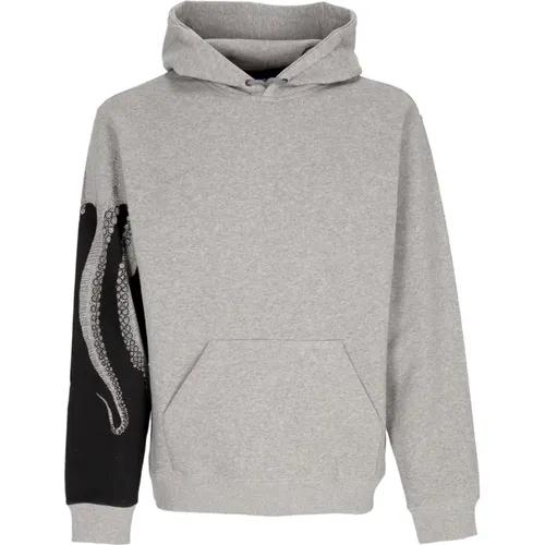 Light Mens Hoodie with Design , male, Sizes: XL, M, S - Octopus - Modalova