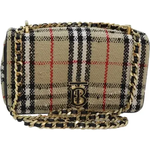 Pre-owned Cross Body Bags, female, , Size: ONE SIZE Pre-owned Canvas shoulder-bags - Burberry Vintage - Modalova