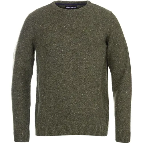 Wool Sweater with All-Over Pattern , male, Sizes: L, XL, M - Barbour - Modalova