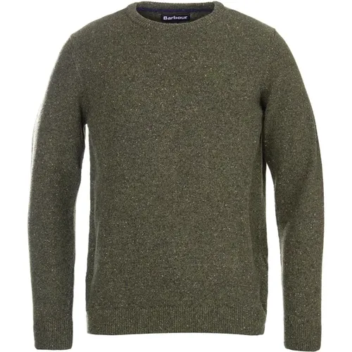 Wool Sweater with All-Over Pattern , male, Sizes: XL - Barbour - Modalova