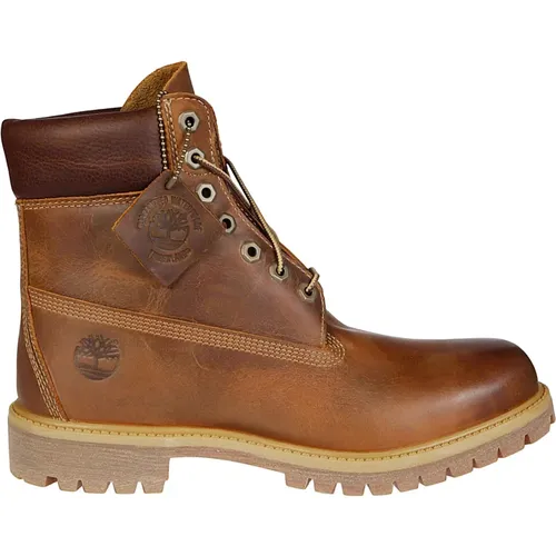 Wasserdichter Schnürstiefel,Braune Lederstiefel Thermosohle - Timberland - Modalova