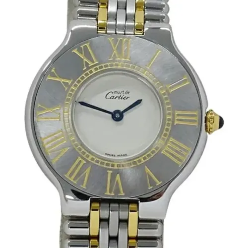 Pre-owned Watches, female, , Size: ONE SIZE Pre-owned Glass watches - Cartier Vintage - Modalova