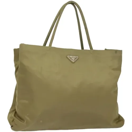 Pre-owned Tote Bags, female, , Size: ONE SIZE Pre-owned Nylon handbags - Prada Vintage - Modalova