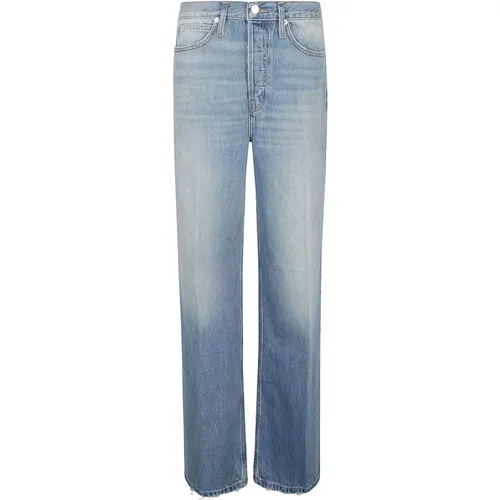 Denim Wide Leg Jeans , female, Sizes: W30 - Frame - Modalova