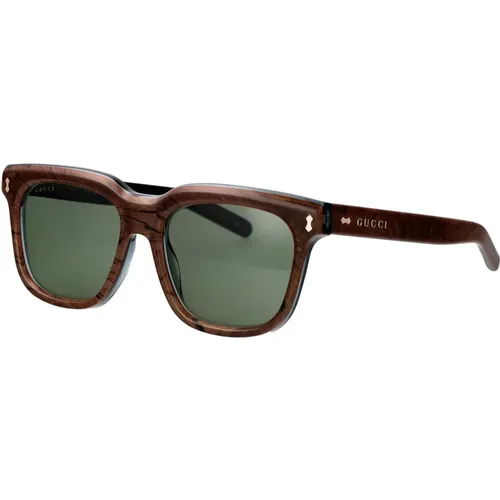 Sunglasses, male, , Size: 53 MM Stylish Men's Sunglasses - Gucci - Modalova