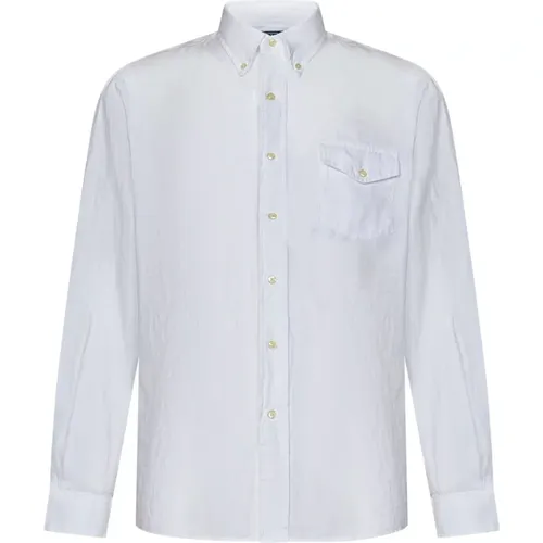 Linen Button-Down Shirt , male, Sizes: S, XL, M - Ralph Lauren - Modalova