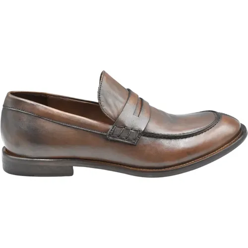 Mens Shoes Laced Leather Ss24 , male, Sizes: 9 UK, 7 UK, 8 UK - Ernesto Dolani - Modalova