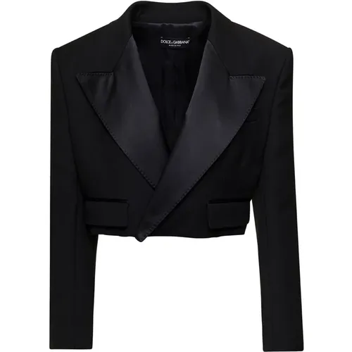 Cropped Jacket Look 35 , female, Sizes: S - Dolce & Gabbana - Modalova