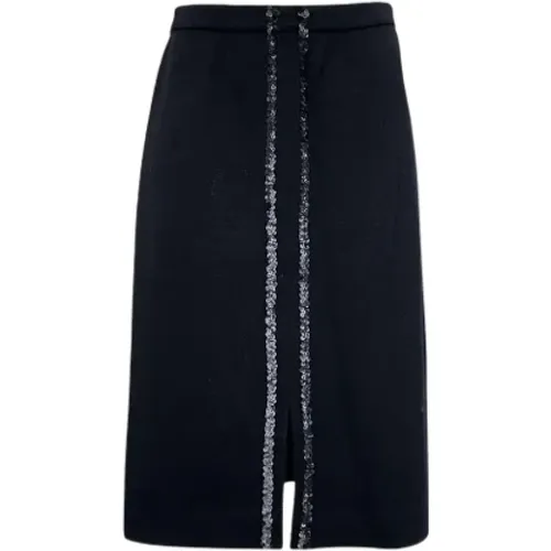 Pre-owned Skirts, female, , Size: L Pre-owned Fabric bottoms - Yves Saint Laurent Vintage - Modalova