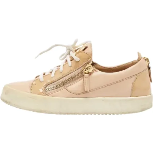 Pre-owned Sneakers, female, , Size: 8 US Pre-owned Leather sneakers - Giuseppe Zanotti Pre-owned - Modalova