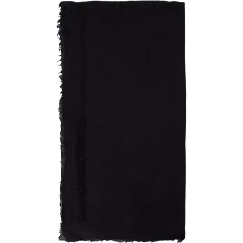 Sasha Scarf in Wool Mix , female, Sizes: ONE SIZE - Ann Demeulemeester - Modalova