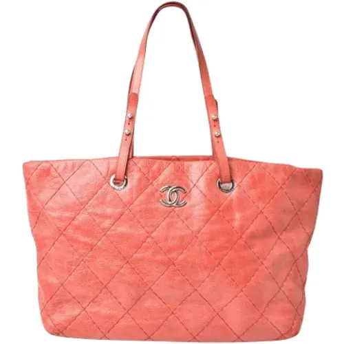 Pre-owned Tote Bags, female, , Size: ONE SIZE Pre-owned Leather chanel-bags - Chanel Vintage - Modalova