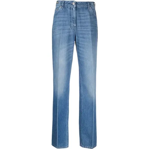 Tailored Jeans with Medusa Hardware , female, Sizes: W27, W25 - Versace - Modalova