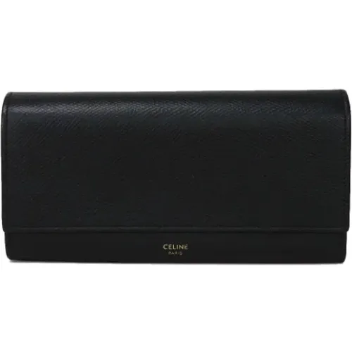 Pre-owned Wallets, female, , Size: ONE SIZE Pre-owned Leather wallets - Celine Vintage - Modalova