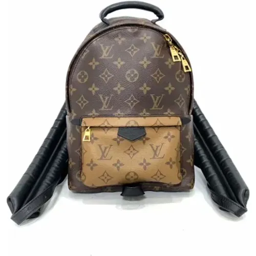 Pre-owned Backpacks, male, , Size: ONE SIZE Pre-owned Canvas backpacks - Louis Vuitton Vintage - Modalova