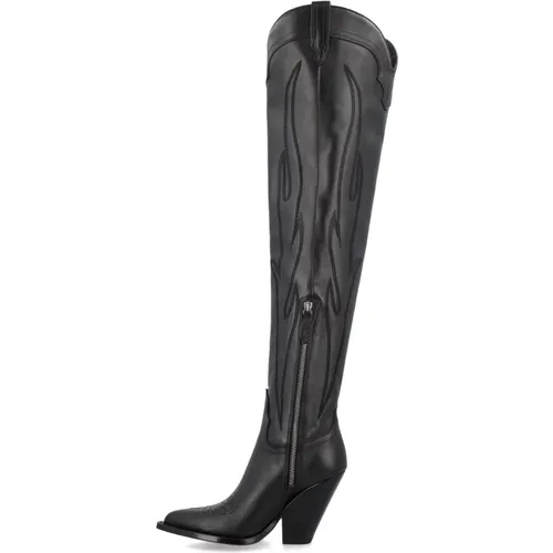 Over-knee Boots , female, Sizes: 4 UK - Sonora - Modalova
