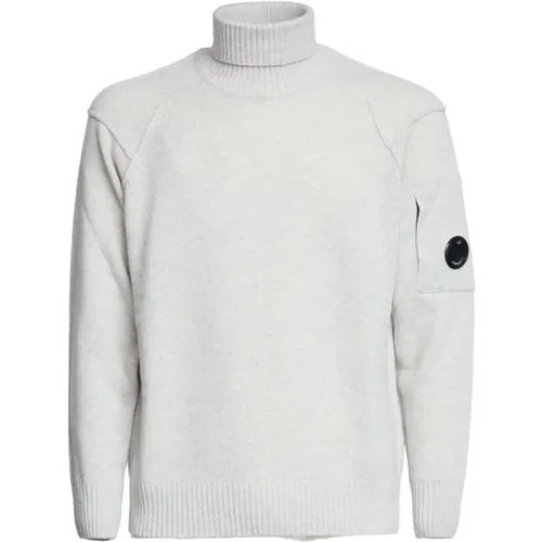 Turtlenecks, male, , Size: M Lambswool GRS Turtleneck Sweater - C.P. Company - Modalova