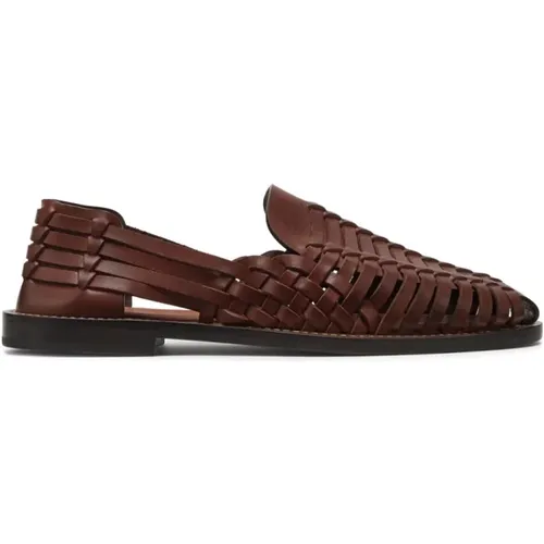 Woven Leather Sandals , male, Sizes: 8 UK - BRUNELLO CUCINELLI - Modalova