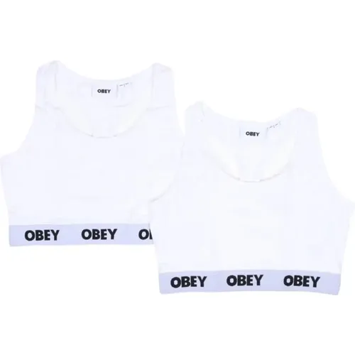 Bras, female, , Size: S Bralette 2 Pack - Obey - Modalova