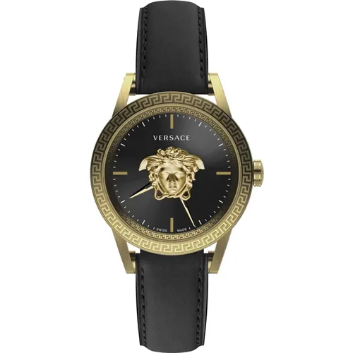 Palazzo Empire Men's Watch Steel 43mm Verd013 20 , male, Sizes: ONE SIZE - Versace - Modalova