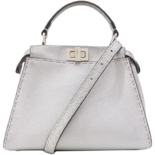 Pre-owned Silver fendi-bags , female, Sizes: ONE SIZE - Fendi Vintage - Modalova