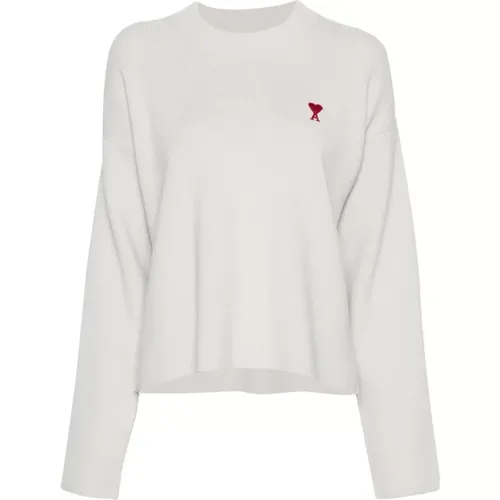 Sweaters , female, Sizes: L, XS, S, M - Ami Paris - Modalova