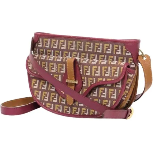 Pre-owned Cross Body Bags, female, , Size: ONE SIZE Pre-owned Canvas fendi-bags - Fendi Vintage - Modalova