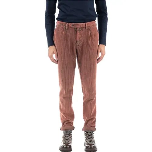 Chinos, male, , Size: S Cold Dye Trousers - Lardini - Modalova