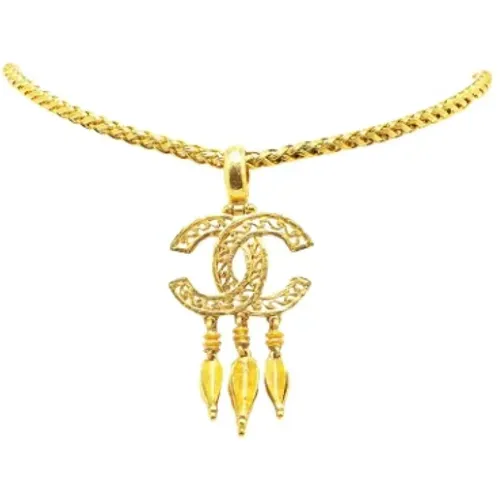 Pre-owned Jewellery, female, , Size: ONE SIZE Pre-owned Gold chanel-jewelry - Chanel Vintage - Modalova