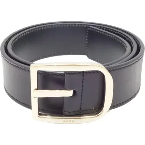 Pre-owned Belts, male, , Size: ONE SIZE Pre-owned Leather belts - Gucci Vintage - Modalova