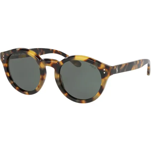 Blonde Havana/Green Sunglasses - Ralph Lauren - Modalova