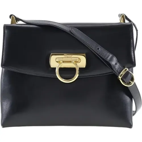 Pre-owned Cross Body Bags, female, , Size: ONE SIZE Pre-owned Leather shoulder-bags - Salvatore Ferragamo Pre-owned - Modalova