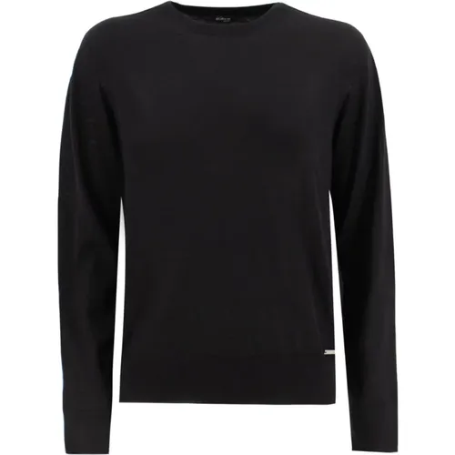 Cashmere Silk Crew Neck Sweater , female, Sizes: L, M - Kiton - Modalova