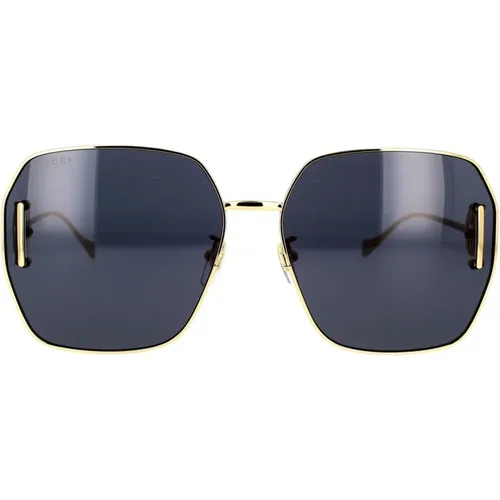Gg1207Sa 002 Sonnenbrille , Damen, Größe: 64 MM - Gucci - Modalova