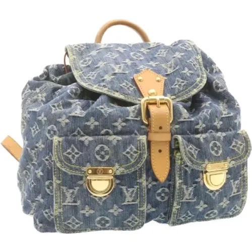 Pre-owned Backpacks, female, , Size: ONE SIZE Pre-owned Canvas backpacks - Louis Vuitton Vintage - Modalova