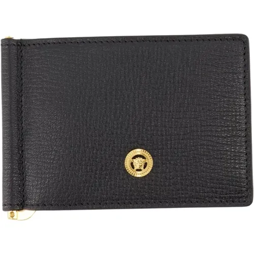 Wallets & Cardholders, male, , Size: ONE SIZE Medusa Biggie Leather Wallet - Versace - Modalova