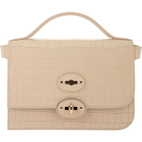 Cayman Leder Crossbody Tasche - Zanellato - Modalova