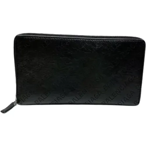 Pre-owned Wallets, female, , Size: ONE SIZE Pre-owned Leather wallets - Balenciaga Vintage - Modalova