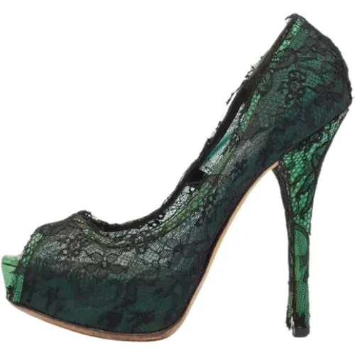 Pre-owned Pumps, female, , Size: 10 US Pre-owned Lace heels - Dolce & Gabbana Pre-owned - Modalova