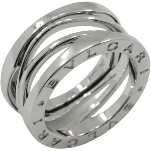 Pre-owned Jewellery, female, , Size: ONE SIZE Pre-owned White Gold rings - Bvlgari Vintage - Modalova