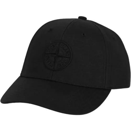 Cotton Baseball Cap with Logo , male, Sizes: ONE SIZE - Stone Island - Modalova