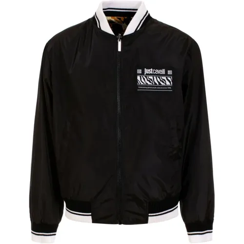 Bomber Jackets, male, , Size: M Coats - Just Cavalli - Modalova