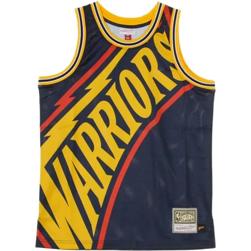 Sportswear, male, , Size: XL Basketball Tank Top Original Team Colors - Mitchell & Ness - Modalova
