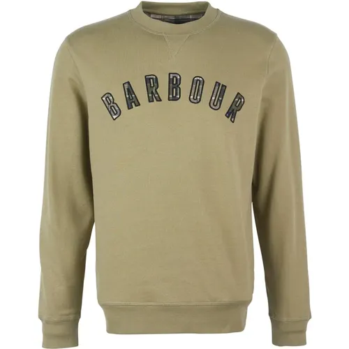 Klassischer Crew Neck Sweatshirt , Herren, Größe: L - Barbour - Modalova