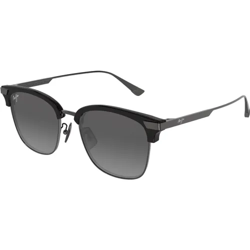 Kalaunu AF Gs629-02 Shiny w/Dark Silver Sunglasses - Maui Jim - Modalova