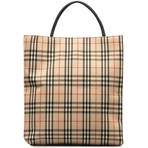 Pre-owned Canvas totes , female, Sizes: ONE SIZE - Burberry Vintage - Modalova