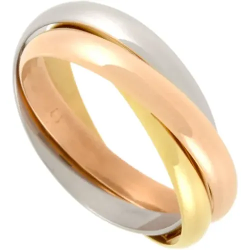 Pre-owned Rose Gold rings , female, Sizes: ONE SIZE - Cartier Vintage - Modalova