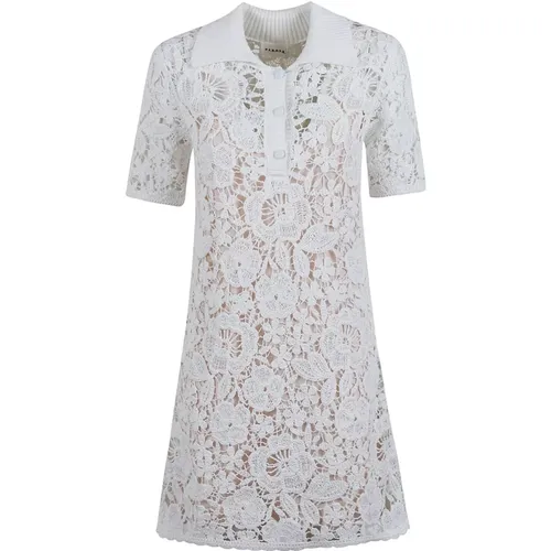 Short Dresses, female, , Size: S Lace Polo Dress - P.a.r.o.s.h. - Modalova