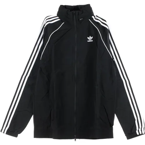 Zip-throughs, male, , Size: XL Windbreaker Jacket - Adidas - Modalova