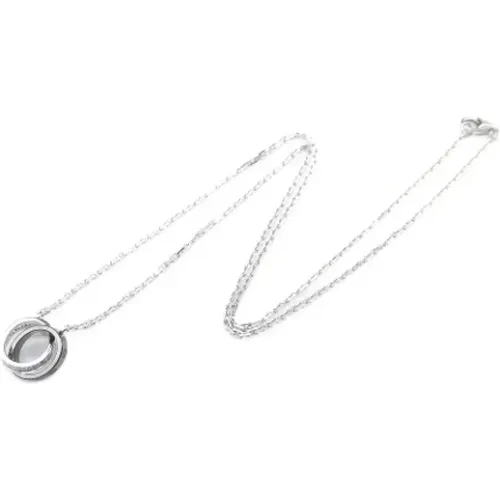 Pre-owned Jewellery, female, , Size: ONE SIZE Pre-owned White Gold necklaces - Cartier Vintage - Modalova